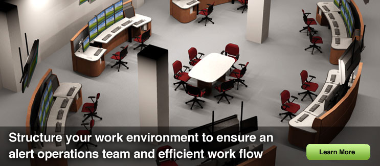 Structure your work environment to ensure an alert operations team and efficient work flow.